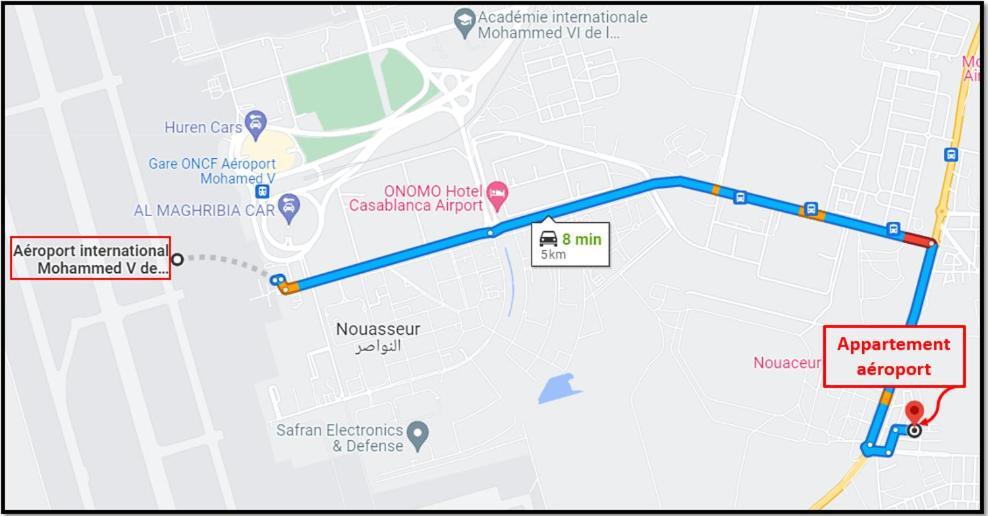 Nouaceur Appartement Aeroport Casablanca מראה חיצוני תמונה